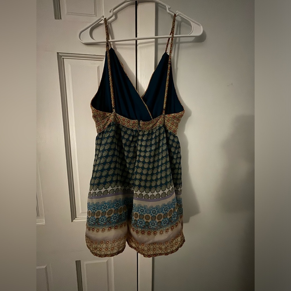 Boho Chic Romper with Adjustable Straps - Picture 2 of 3